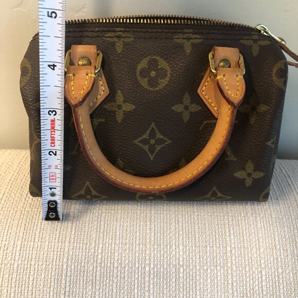Louis Vuitton (LV) NANO Speedy Monogram Mini Bag-w COA - Picture 7 of 14